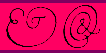 Ampersands Font Poster 10