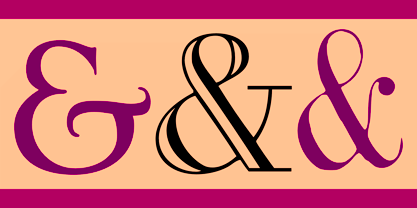 Ampersands Font Poster 11