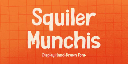 Squiler Munchis Font Poster 1