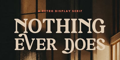 Davenia Font Poster 7