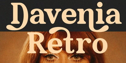 Davenia Font Poster 1
