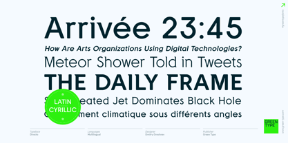 Directo Font Poster 6