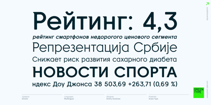 Directo Font Poster 7