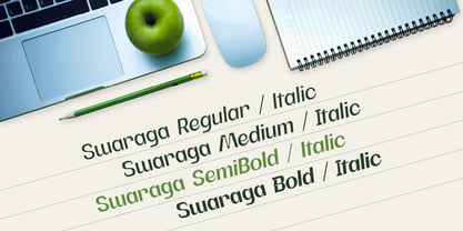 Swaraga Font Poster 4