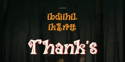 Keramat Font Poster 12