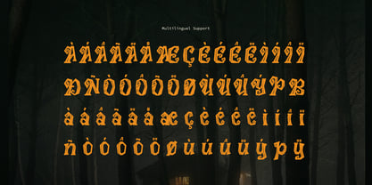 Keramat Font Poster 11
