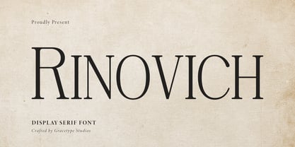Rinovich Font Poster 1