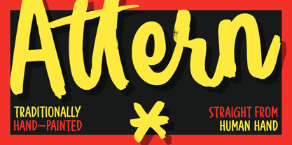 Attern Font Poster 1