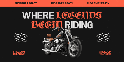 Exodus Font Poster 6