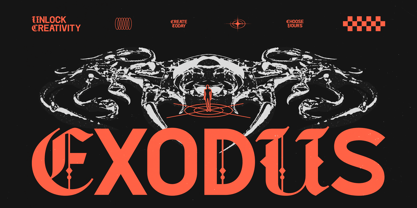 Exodus Font Poster 1