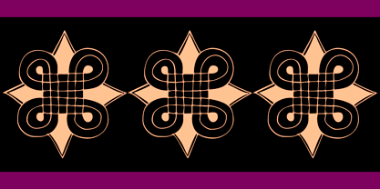 Afrika Motifs Font Poster 4