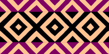 Afrika Borders Font Poster 3