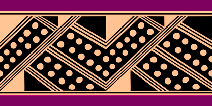 Afrika Borders Font Poster 6