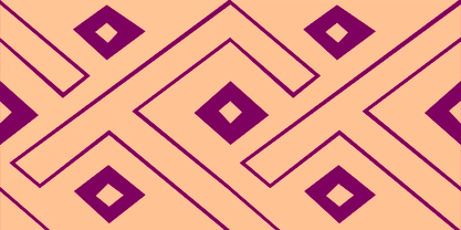 Afrika Borders Font Poster 1