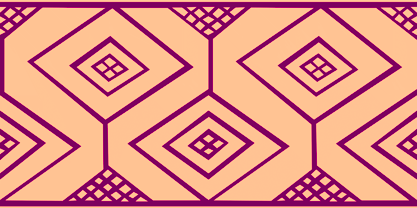 Afrika Borders Font Poster 4