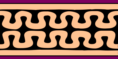 Afrika Borders Font Poster 5