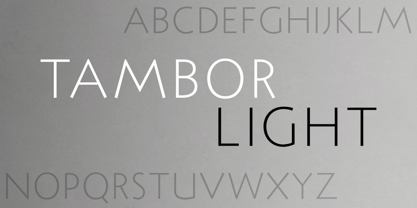 Tambor Font Poster 8