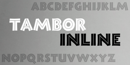 Tambor Font Poster 4