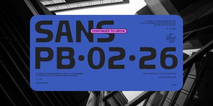 Mizun Typeface Font Poster 3