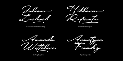 Libertian Signature Font Poster 6