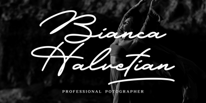 Libertian Signature Font Poster 5
