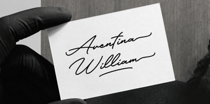 Libertian Signature Font Poster 2