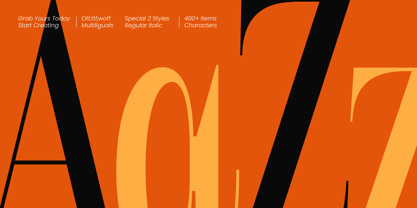 Bargckiss Font Poster 8