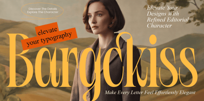 Bargckiss Font Poster 1