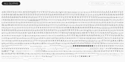 TT Odellia Font Poster 10