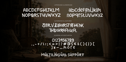 Lurath Grain Font Poster 11