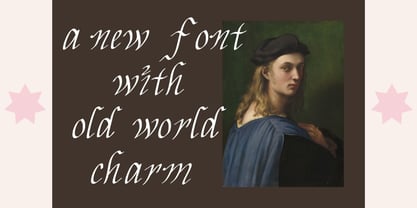 Old World ink Font Poster 9