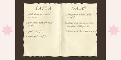Old World ink Font Poster 5