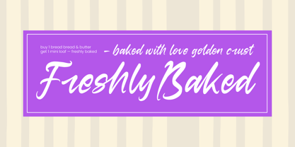 Butter Rolling Font Poster 6