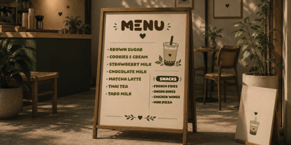 Jurexo Tuku Font Poster 6