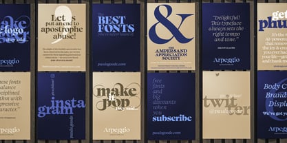 Arpeggio Font Poster 15
