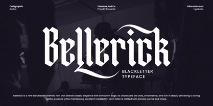 Bellerick Font Poster 1