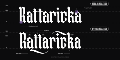 Bellerick Font Poster 5