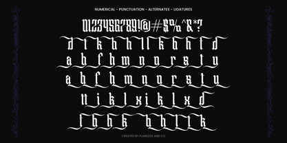 Bellerick Font Poster 9