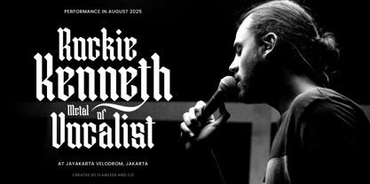 Bellerick Font Poster 2