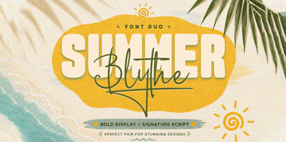 Summer Blythe Font Poster 1