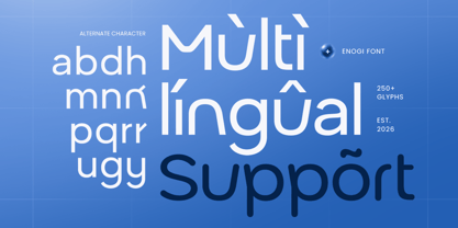 Enogi Font Poster 13