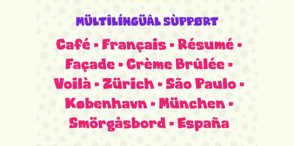 Goofy Thick Font Poster 11