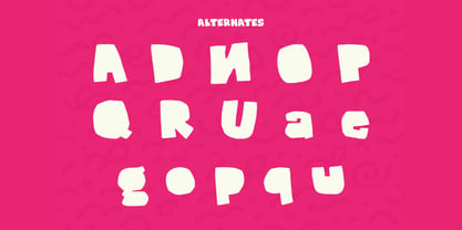 Goofy Thick Font Poster 10