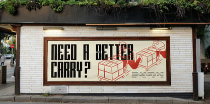 Overtall Font Poster 9