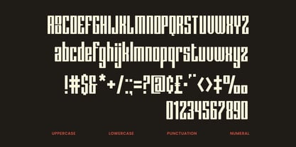 Overtall Font Poster 2