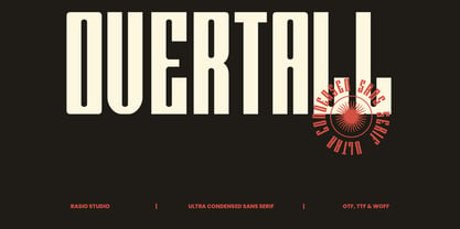 Overtall Font Poster 1