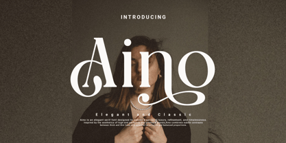 Aino Font Poster 1