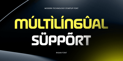 Rigan Font Poster 12