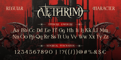Aethrim Font Poster 2