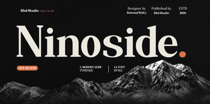 Ninoside Font Poster 1